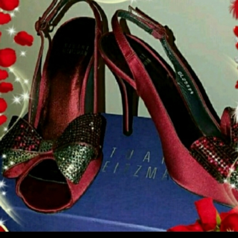 🆕Stuart Weitzman Red Shoes size 4.5